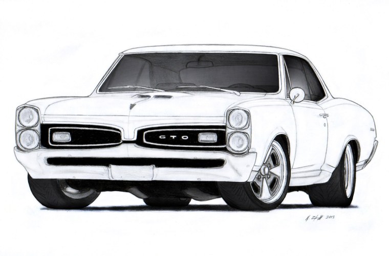 Chevrolet Camaro 1969 Sketch