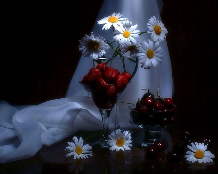 Добрый вечер ромашки