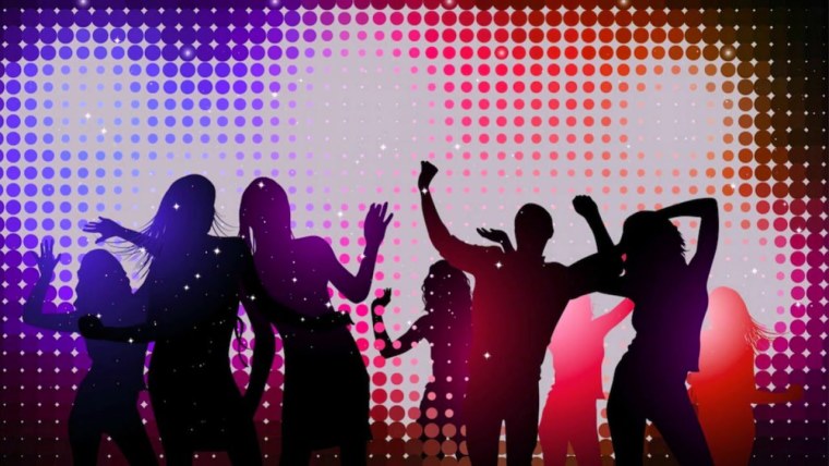 Клуб с людьми фон