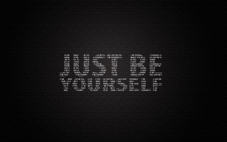 Надписи на черном фоне