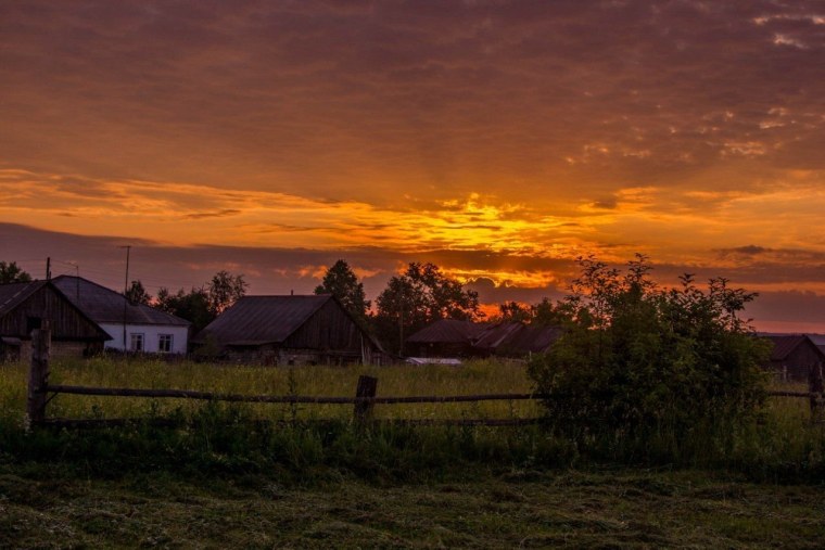 Утро в деревне