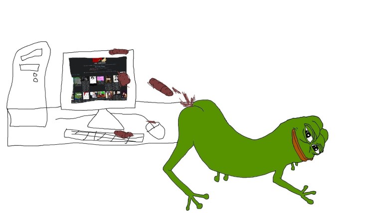 Лягушка Пепе на рабочий стол