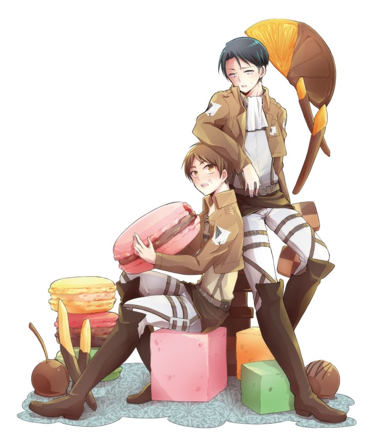 Пиксельные Эрен атака титанов