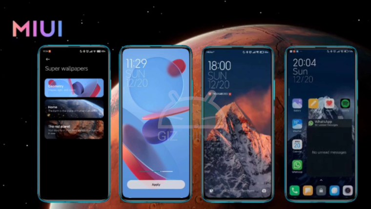 Стоковые обои Xiaomi mi 11