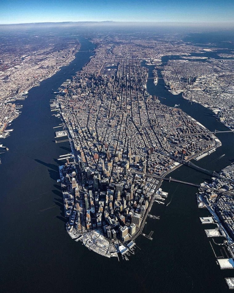 Манхэттен остров в Нью-Йорке