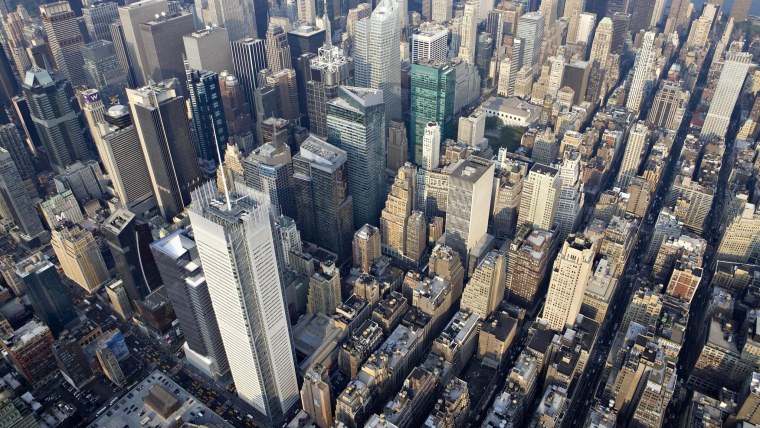 Манхэттен с высоты птичьего полета