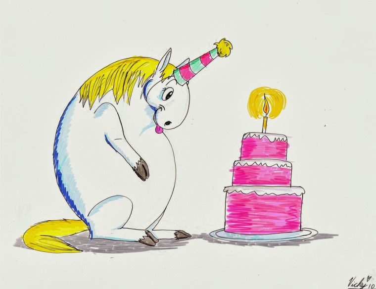 Торт с единорожкой для девочки на 1 годик