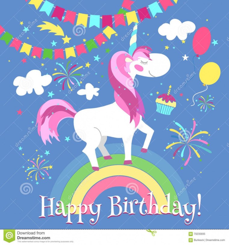 Единорог стилизованный