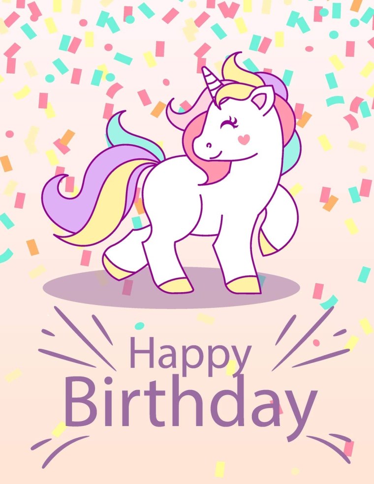 С днем рождения Единорог