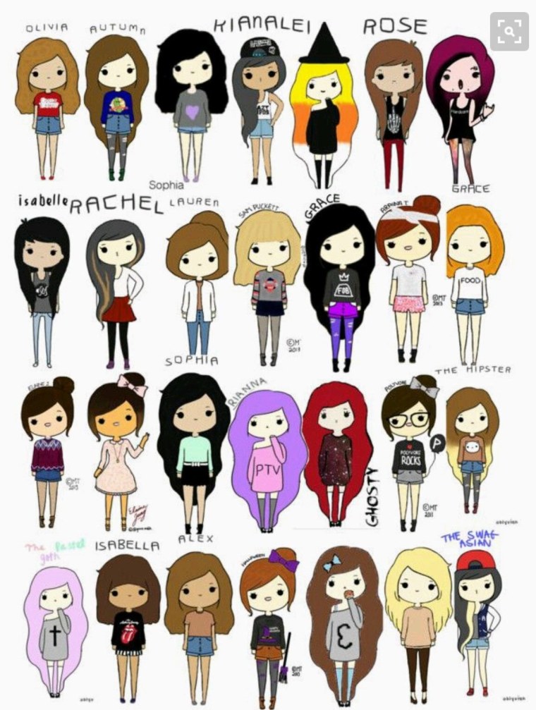 Подружки рисунок