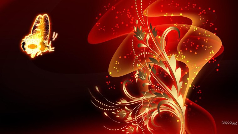 Красные обои