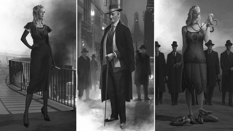 Платье в стиле Нуар