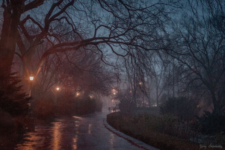 Дождливый город Эстетика