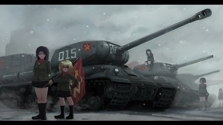 Girls und Panzer Нонна ИС-2