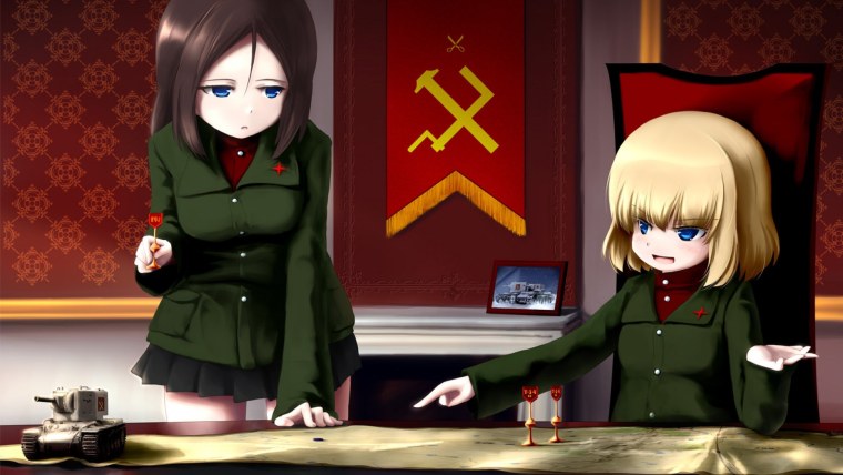 Girls und Panzer Катюша