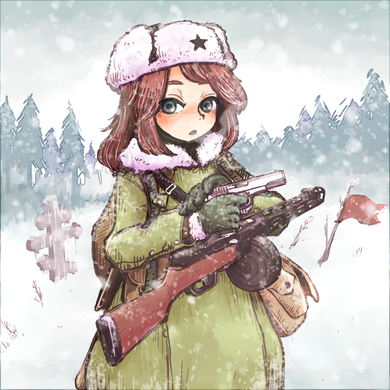 Аниме тянка Советский Союз