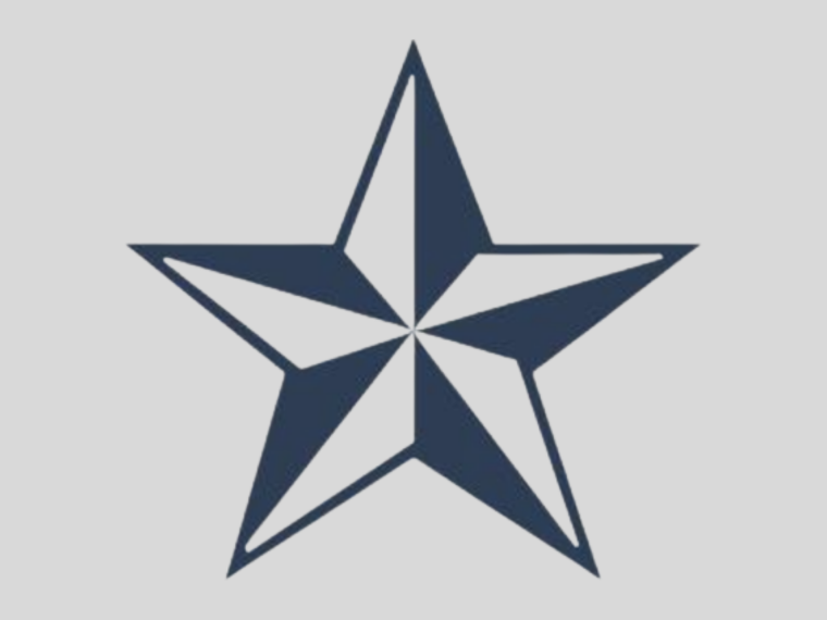 Белая пятиконечная звезда