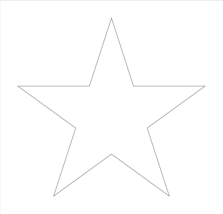 Пятиконечная звезда 15 см