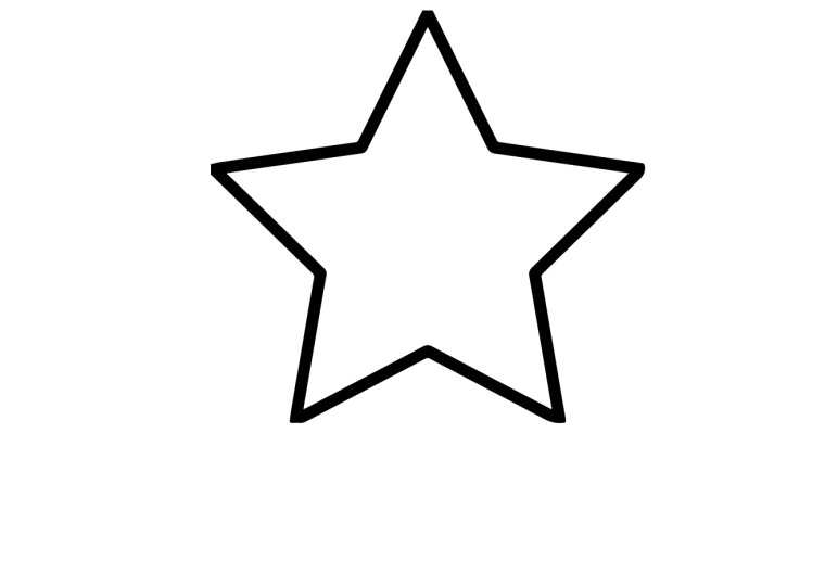 Звездочки черно белые