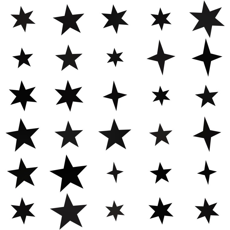 Звезды на черном фоне