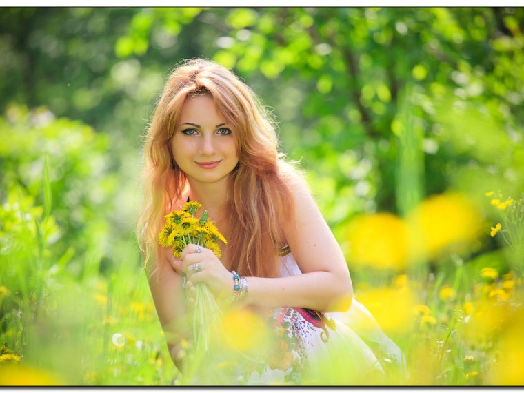 Девушка на природе