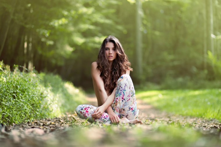 Женщина лето