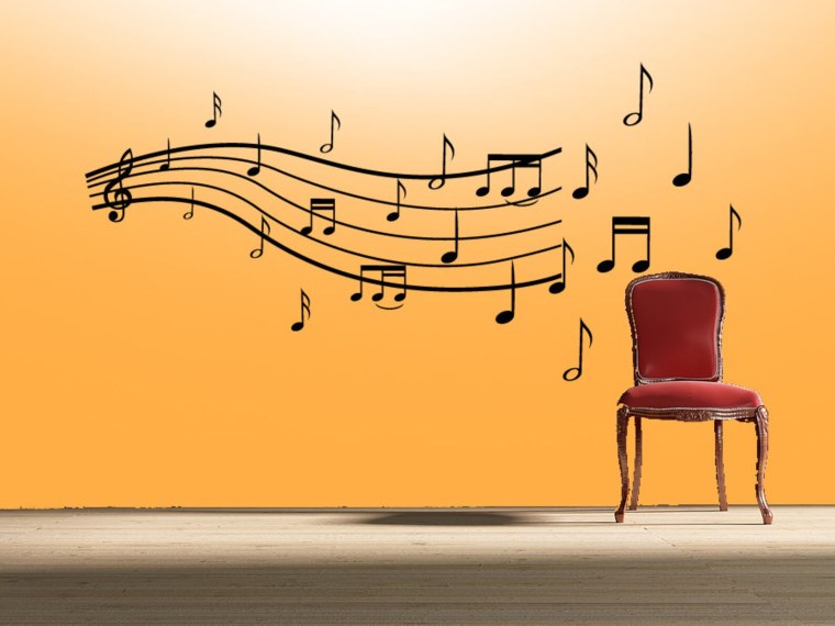 Роспись стен в музыкальном стиле