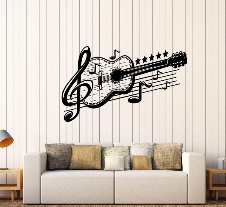 Декорации стен на музыкальную тему