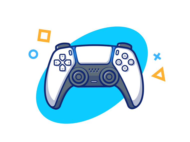 Джойстик пс5 вектор