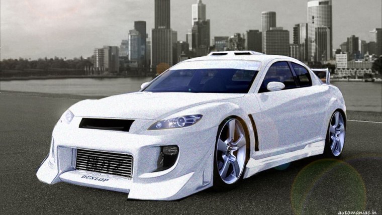 Mazda rx8 белая гоночная