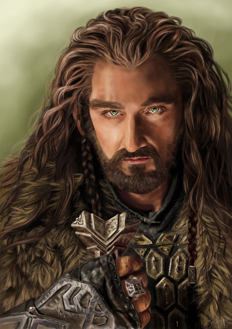 Хоббит Торин щит дуб