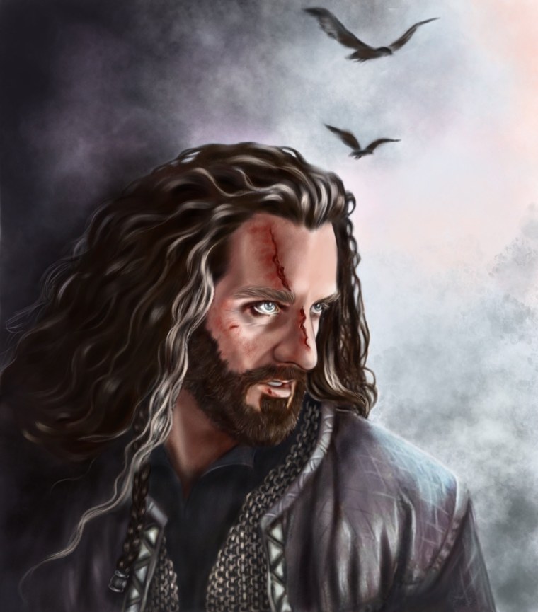 Торин Дубощит Хоббит улыбка