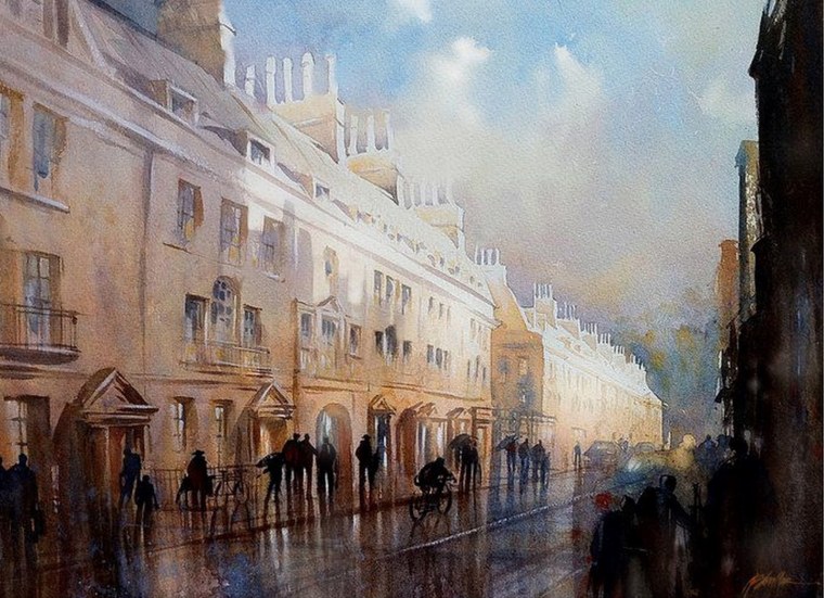 Художник-акварелист Томас Шаллер