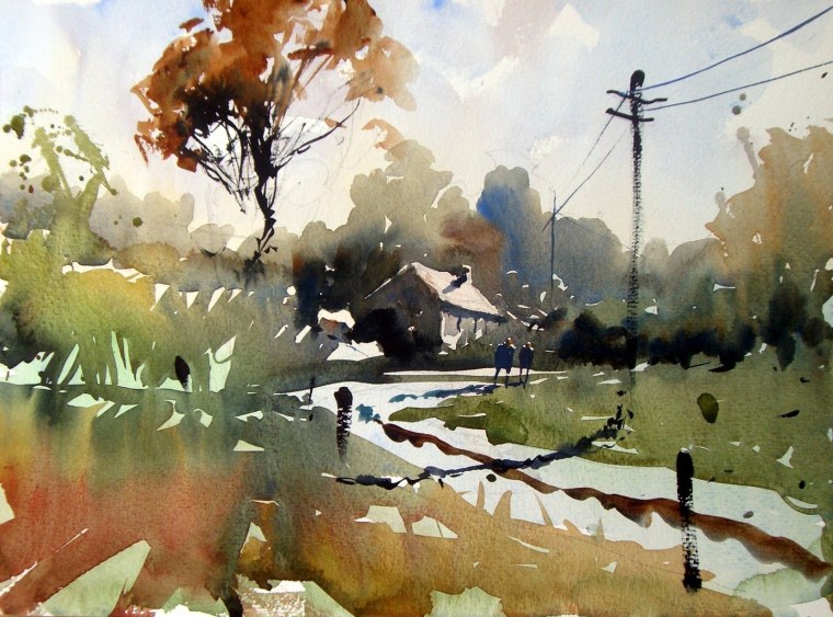 Джозеф Збуквич картины акварелью