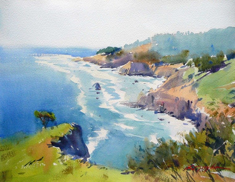 ￼￼ австралийский акварелист Дэвид Тейлор