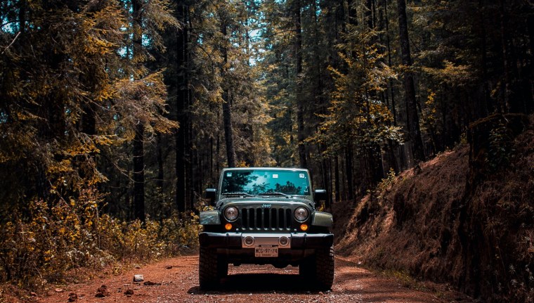 Внедорожник на природе