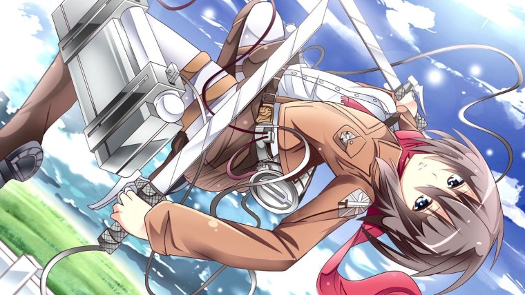 Микаса Аккерман арт