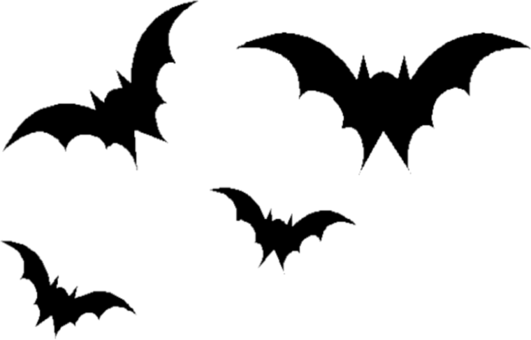 Летучая мышь Хэллоуин 2д