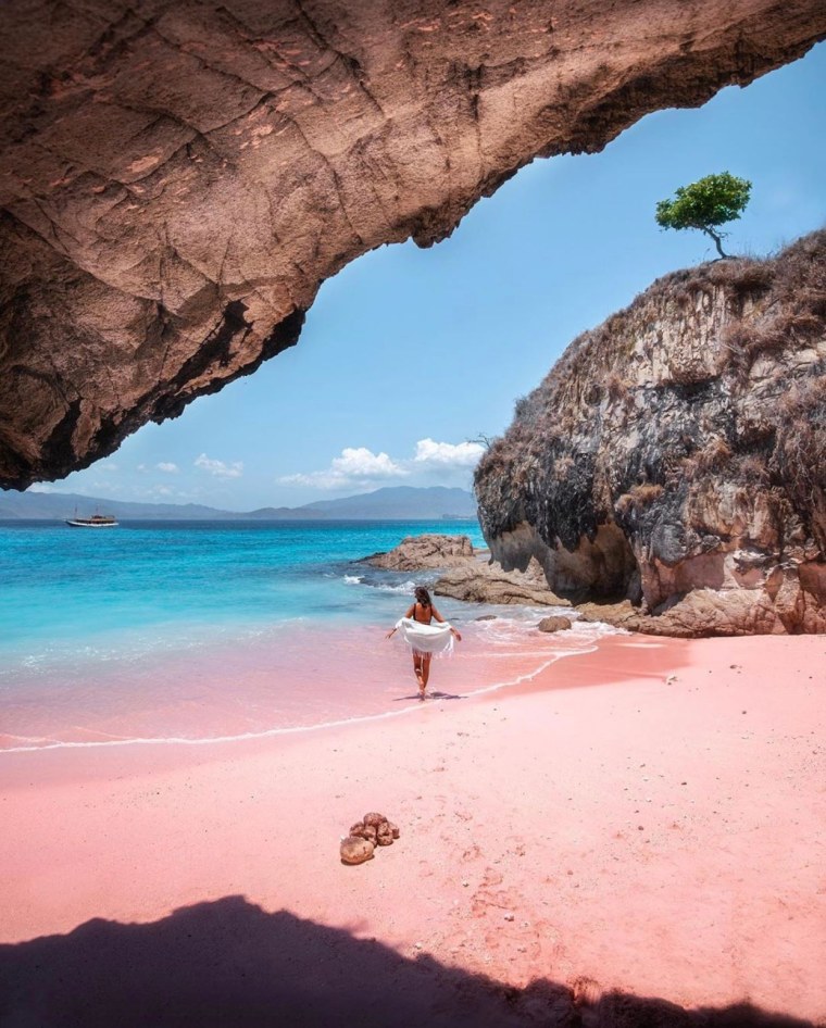 Пляж Пинк Сэндс Бич Багамские острова