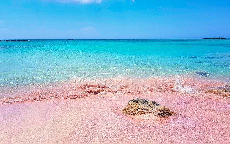 Розовый пляж Пинк Сэнд Бич, Багамские острова
