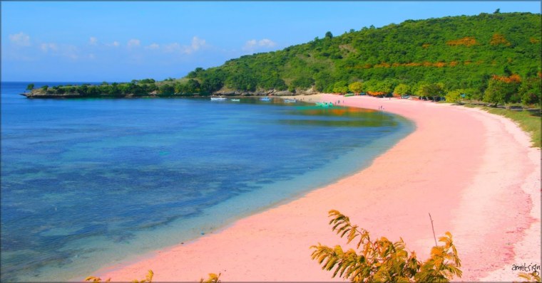 Замбоанга розовый песок