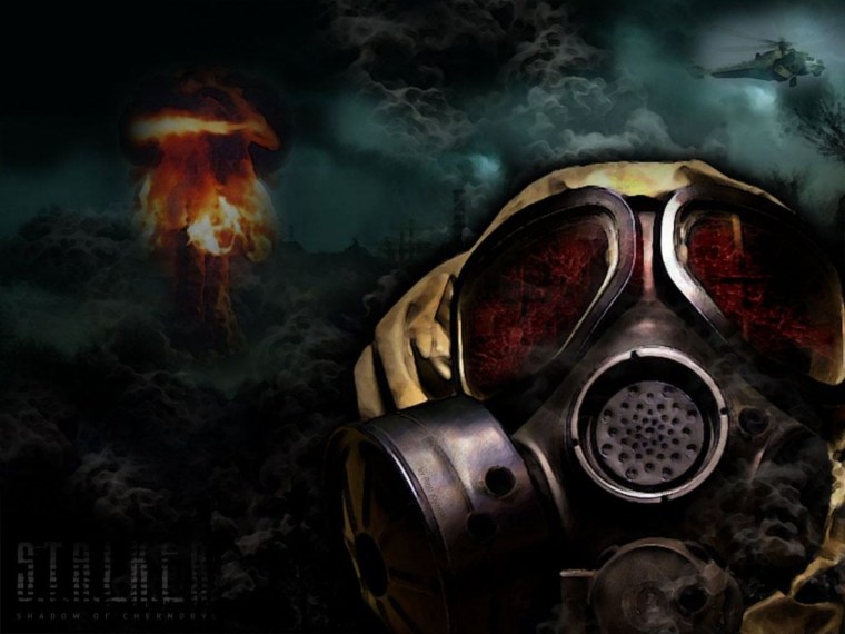 Сталкер Зов Припяти арт с надписью