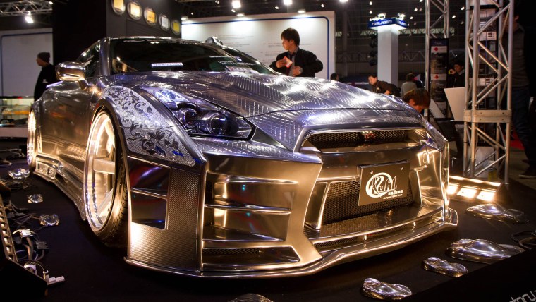 Тюнингованный иномарки