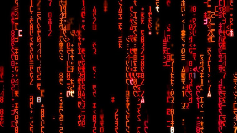 Японские иероглифы на черном фоне