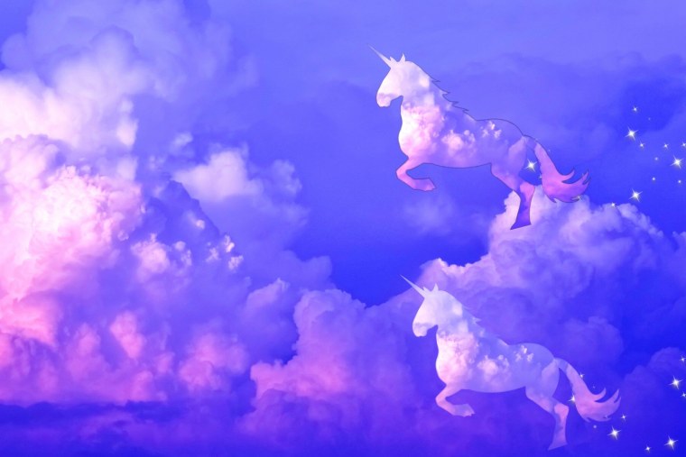 Фон с единорогами