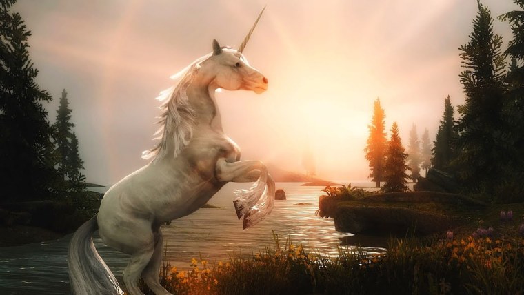 Фото на рабочий стол Единорог