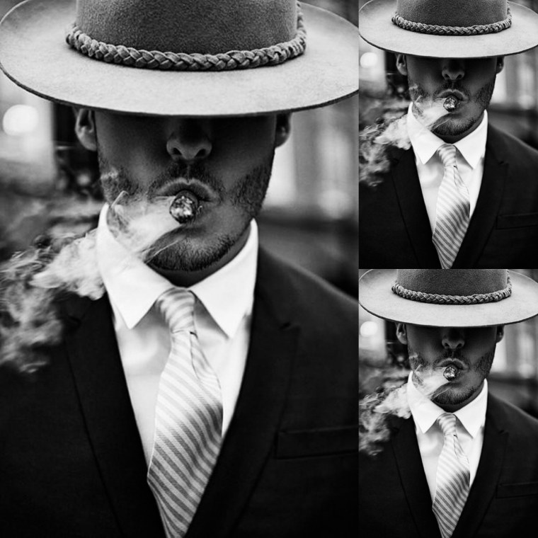 Парень с цветком