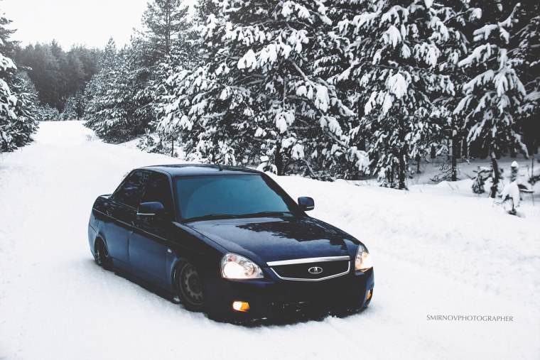 Лада Приора седан дрифт