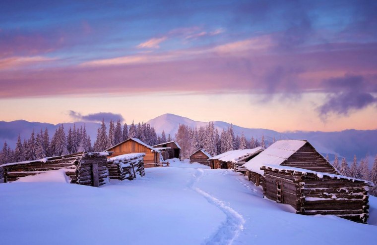 Визимбирь Марийская Швейцария зимой