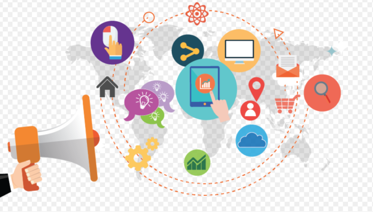 Маркетинг в социальных сетях (Smm) силуэт